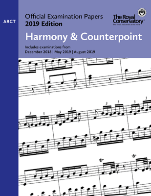 Frederick Harris Music Company - RCM Official Examination Papers: Harmony & Counterpoint, ARCT - 2019 Edition - Book