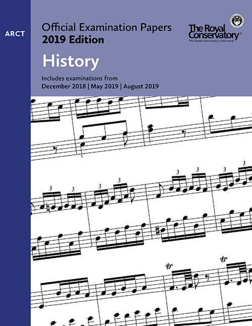 RCM Official Examination Papers: History, ARCT - 2019 Edition - Book