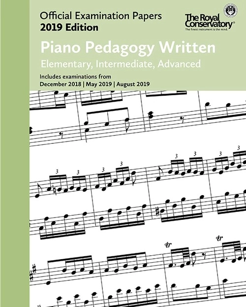 Frederick Harris Music Company - RCM Official Examination Papers: Piano Pedagogy Written, Elementary /Intermediate /Advanced - 2019 Edition - Book