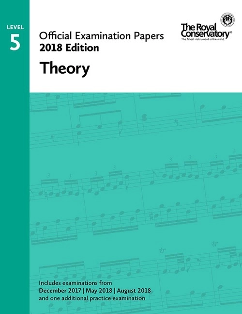 Frederick Harris Music Company - RCM Official Examination Papers: Theory, Level 5 - 2018 Edition - Book