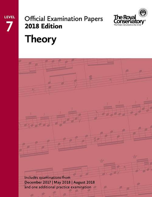 RCM Official Examination Papers: Theory, Level 7 - 2018 Edition - Book