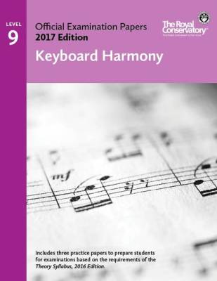RCM Official Examination Papers: Keyboard Harmony, Level 9 - 2017 Edition - Book