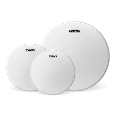 Evans - UV2 Coated Drum Head Tom Pack (10,12,16) 2-Ply