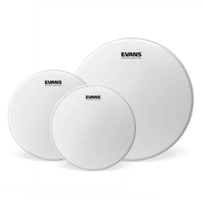 Evans - UV2 Coated Drum Head Tom Pack (12,13,16) 2-Ply