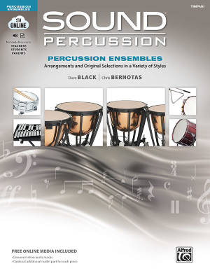 Alfred Publishing - Sound Percussion Ensembles - Black/Bernotas - Timpani - Book/Media Online