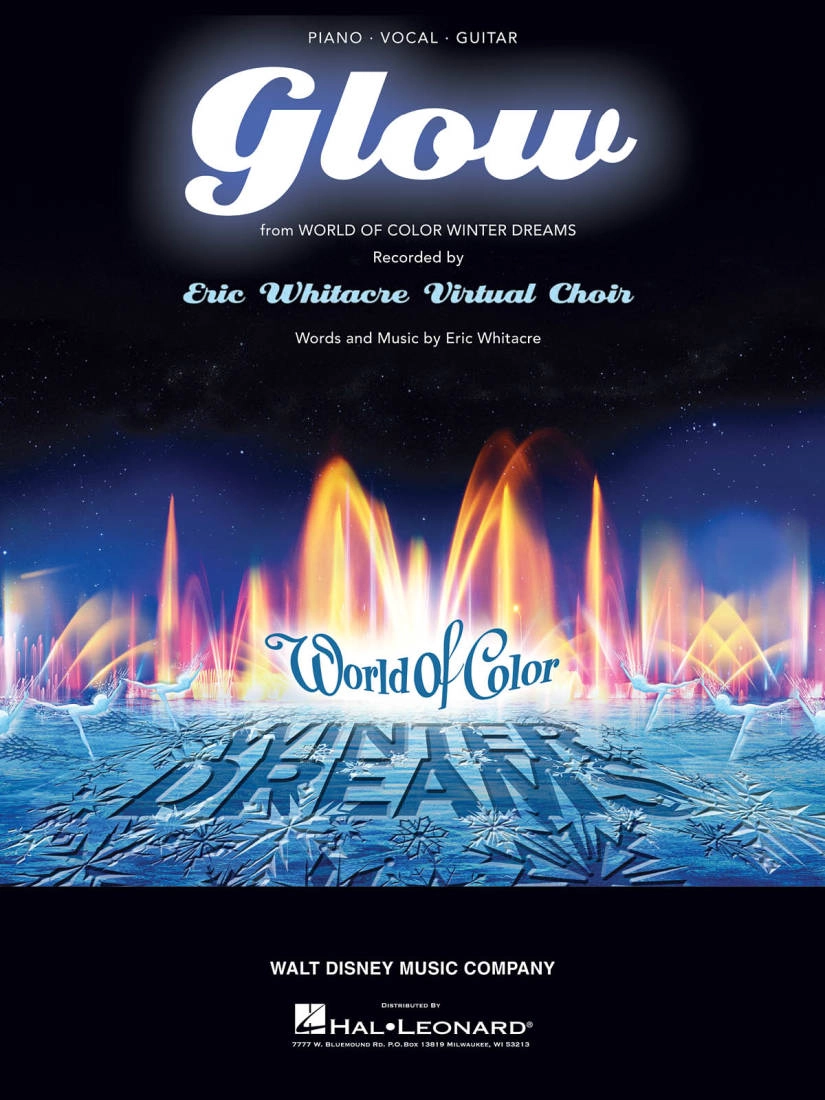 Glow - Whitacre - Piano/Vocal/Guitar - Sheet Music