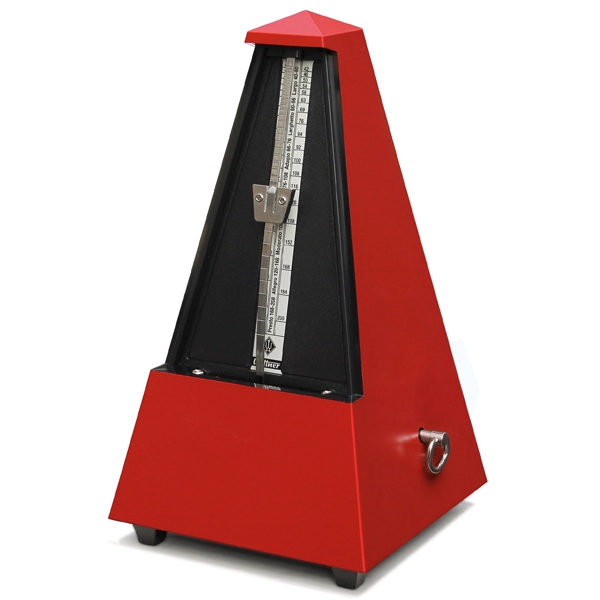 Plastic Pyramid Metronome - Red