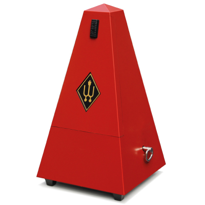 Plastic Pyramid Metronome - Red