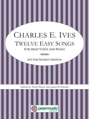 Twelve Easy Songs - Ives - High Voice/Piano