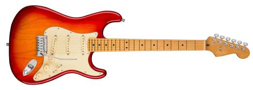 American Ultra Stratocaster, Maple Fingerboard - Plasma Red Burst