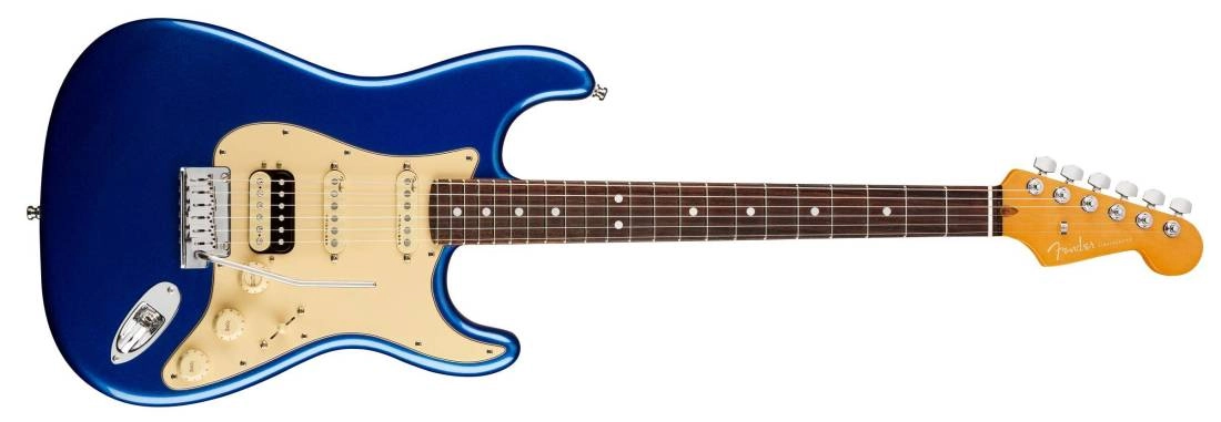 American Ultra Stratocaster HSS, Rosewood Fingerboard - Cobra Blue