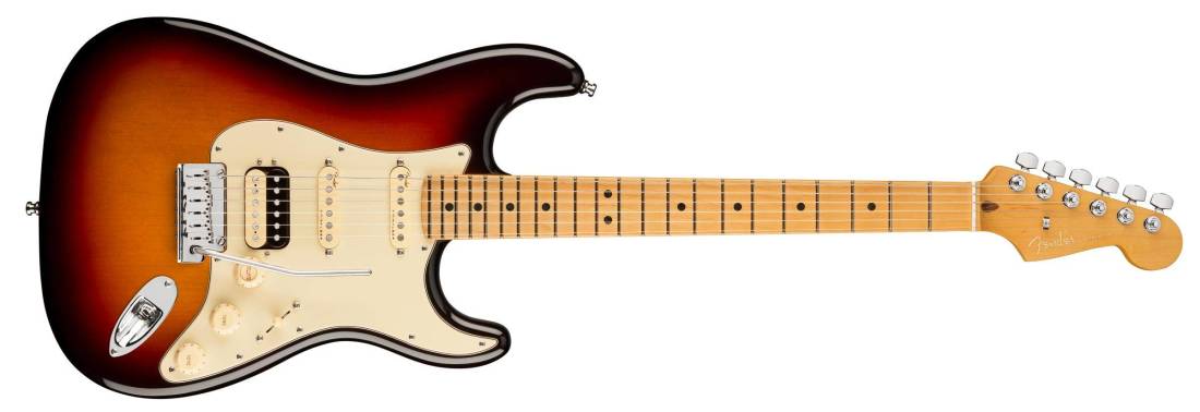 American Ultra Stratocaster HSS, Maple Fingerboard - Ultra Burst