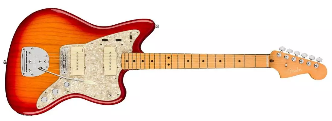 American Ultra Jazzmaster, Maple Fingerboard - Plasma Red Burst