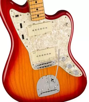 American Ultra Jazzmaster, Maple Fingerboard - Plasma Red Burst
