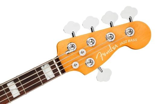 American Ultra Jazz Bass V, Rosewood Fingerboard - Ultraburst