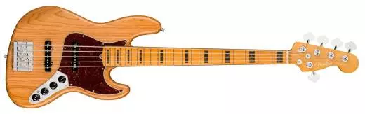 American Ultra Jazz Bass V, Maple Fingerboard - Aged Natural