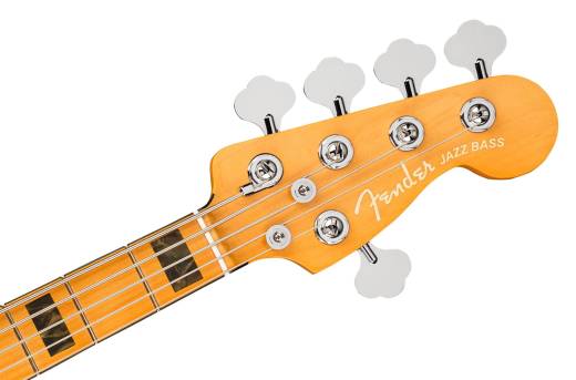 American Ultra Jazz Bass V, Maple Fingerboard - Arctic Pearl