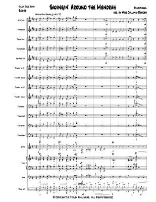 Swingin\' Around The Menorah - Collins-Dowden - Jazz Ensemble - Gr. Easy