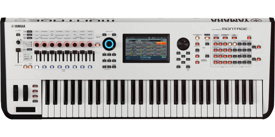 MONTAGE 6 - 61 Key Synthesizer - White
