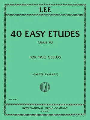 International Music Company - 40 Easy Etudes, Opus 70 - Lee/Enyeart - Two Cellos