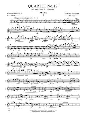 Quartet No. 12 in F major, Opus 96 (\'\'American\'\') - Dvorak/Jutt - Flute/Violin/Viola/Cello