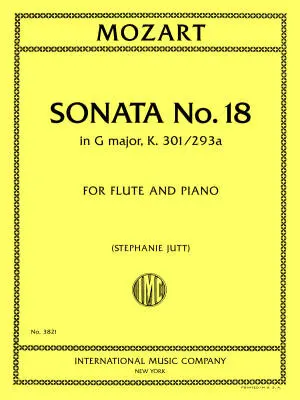 International Music Company - Sonata No. 18 in G major, K. 301/293a - Mozart/Jutt - Flute/Piano