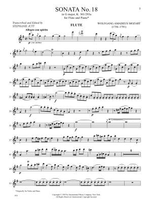Sonata No. 18 in G major, K. 301/293a - Mozart/Jutt - Flute/Piano