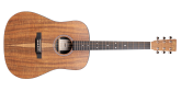Martin Guitars - D-X1E Dreadnought Koa Pattern HPL Acoustic-Electric Guitar with Gig Bag