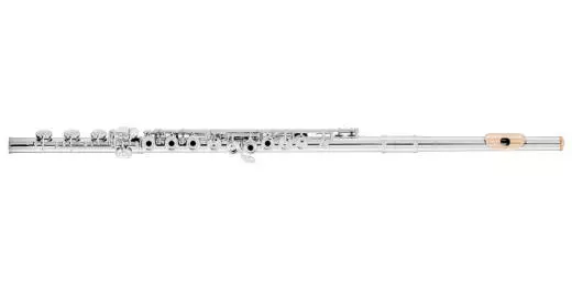 Limited Edition Sterling Silver Flute with Rose Gold Plated Lip and Crown