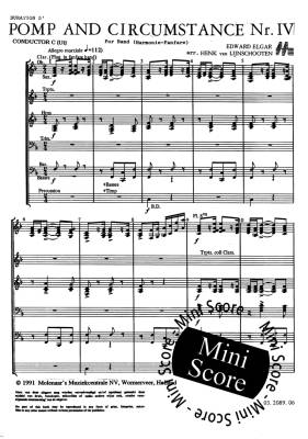Pomp and Circumstance No.4 - Elgar/Lijnschooten - Concert Band - Gr. 3