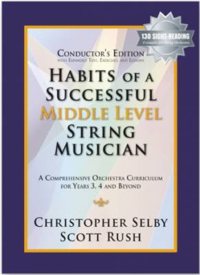 GIA Publications - Habits of a Successful Middle Level String Musician - Selby/Rush - Conductors Edition - Book