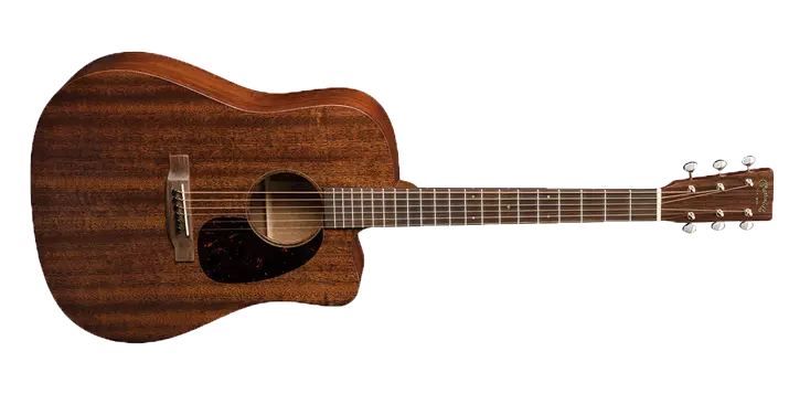 DC-15ME Solid Mahogany Dreadnought Acoustic/Electric Guitar