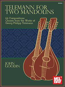 Mel Bay - Telemann for Two Mandolins - Goodin - Livre