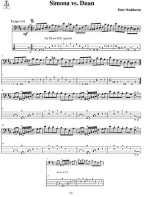Extreme Bass Grooves - Washburne - Bass Guitar TAB - Book/Audio Online
