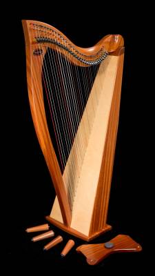 Crescendo 34 Harp with Camac Levers and Gut Strings