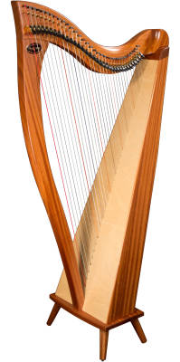 Crescendo 34 Harp with Camac Levers and Gut Strings