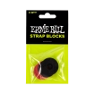 Ernie Ball - Strap Blocks - 4 Pack - Black\/Red