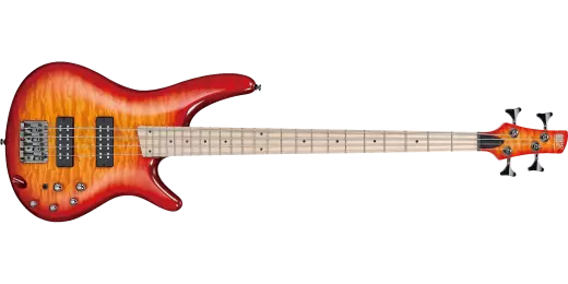 Ibanez - SR400EMQM Soundgear Series Bass - Sunrise Red Burst
