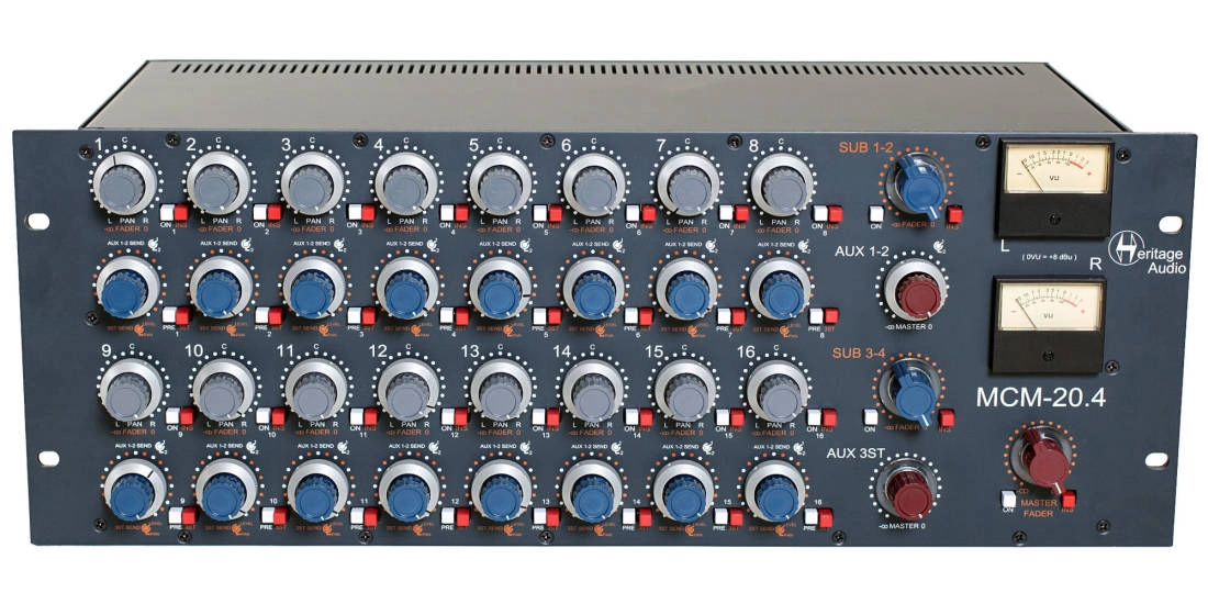 MCM20.4 Rackmount 20-Channel Summing Mixer
