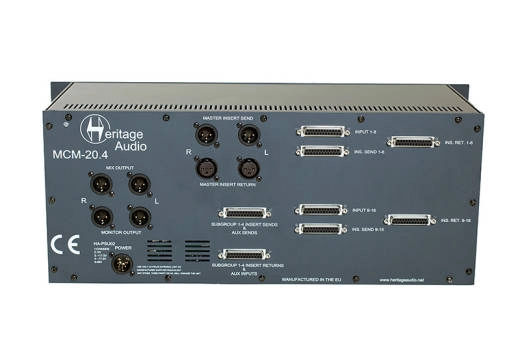 MCM20.4 Rackmount 20-Channel Summing Mixer
