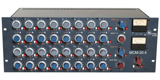 Heritage Audio - MCM20.4 Rackmount 20-Channel Summing Mixer