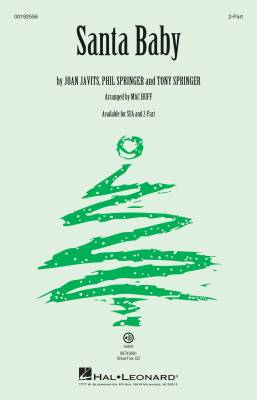 Hal Leonard - Santa Baby - Javits /Springer /Springer /Huff - 2pt