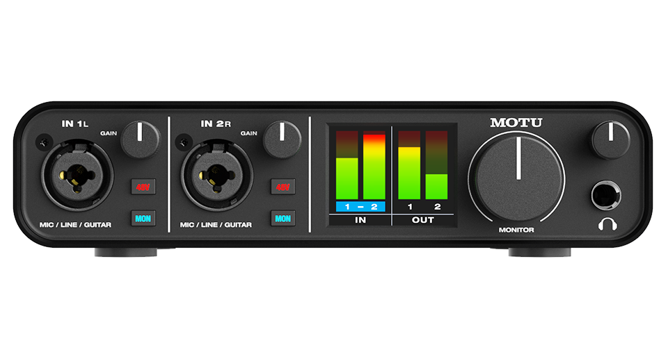 MOTU M2 2-in / 2-out USB Audio Interface | Long & McQuade