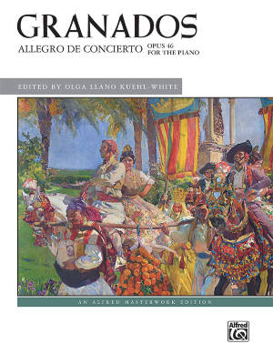 Alfred Publishing - Allegro de Concierto, Op. 46 - Granados/Kuehl-White - Piano - Book