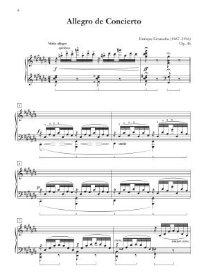 Allegro de Concierto, Op. 46 - Granados/Kuehl-White - Piano - Book