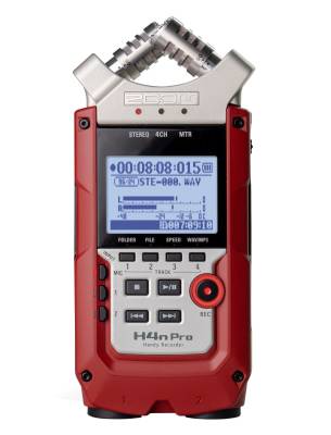 H4n Pro Handheld Recorder / USB Audio Interface - Limited Edition Red