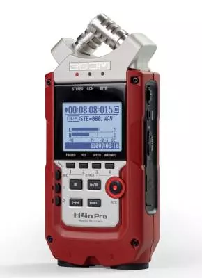 H4n Pro Handheld Recorder / USB Audio Interface - Limited Edition Red