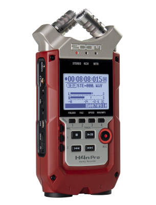 H4n Pro Handheld Recorder / USB Audio Interface - Limited Edition Red