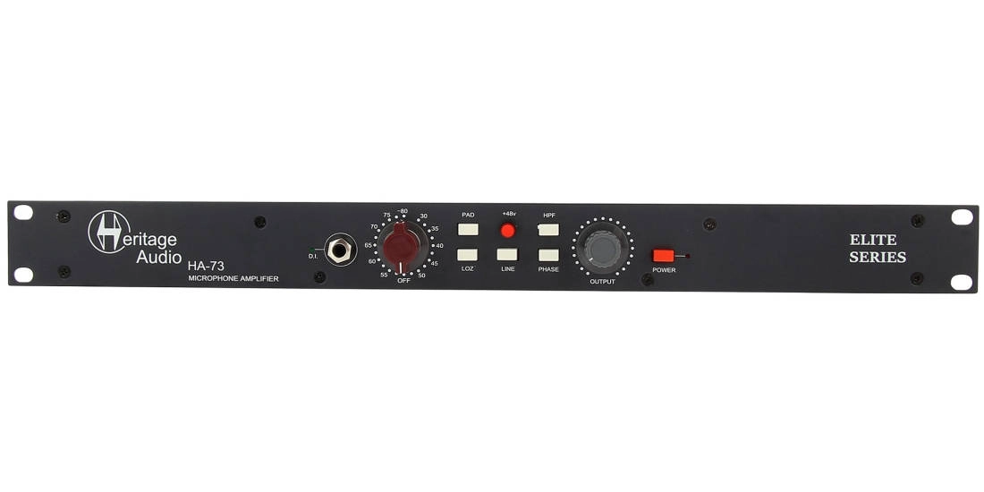 HA73 Elite Series Single Channel Full Rack Mic Preamp