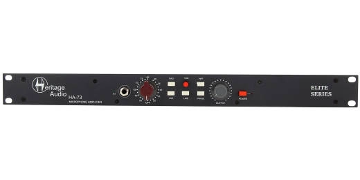 Heritage Audio - HA73 Elite Series Single Channel Full Rack Mic Preamp